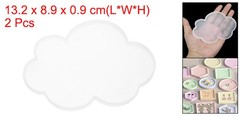 2 Pcs Cloud Medium Coaster Silicone Resin Mould, Tray Moulds for Resin Casting