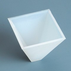 Pyramid Silicone Mold Resin Jewelry Making Mould Epoxy Pendant Craft DIY Tool US