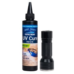 200g UV Resin Kit Clear Gloss Fast Cure Craft Jewelry Making Waterproof