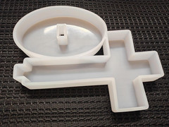 【300+ Design Optional】 Cross with Base Resin Silicone Large-Cross Mold for DIY
