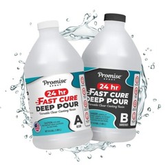 Promise Epoxy – 1 Gallon Fast Cure Deep Pour Resin Kit