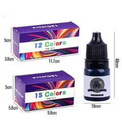 Epoxy Resin Color Pigment 24 Vivid Colors Liquid Epoxy Pigment Highly Concentrat