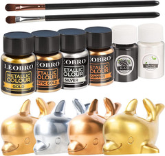 LEOBRO Metallic Mica Powder for Resin, Epoxy Resin Color Pigment, Pigment Powder