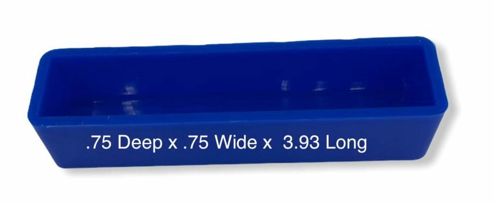 USA SELLER – BLUE Pen blank Mold SINGLE CAST FOR PEN BLANK RESIN CASTING