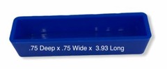 USA SELLER – BLUE Pen blank Mold SINGLE CAST FOR PEN BLANK RESIN CASTING