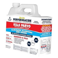 Performacide 1 Gallon Kit – Kills Parvo Virus, Ideal for 1 Gallon Starter Kit
