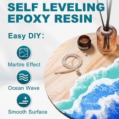 LETS RESIN Epoxy Resin Kit,1 Gallon Bubble Free Crystal Clear Epoxy Resin for