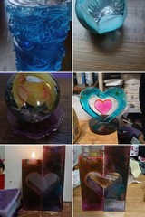 Handmade Multicolor Resin Crafts Lot – Keychains, Decorative Pieces