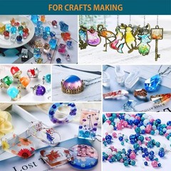 300g UV Resin Crystal Clear Hard UV Cure Resin for Jewelry Craft Making