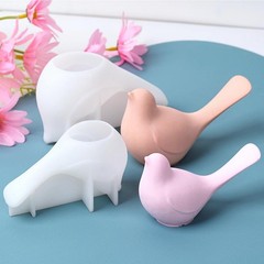 2 PCS Bird Silicone Molds 3D Bird Epoxy Resin Molds Animal Silicone Epoxy Molds
