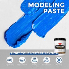 Modeling Paste 600 ml / 30 oz High Density Acrylic Medium for Texture Art an…