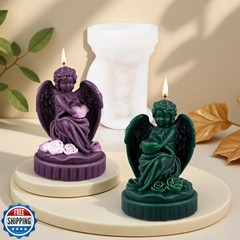 Baby Wing Angel Cylinder Molds Silicone Wave Spiral Candle Mold – Silicone Re