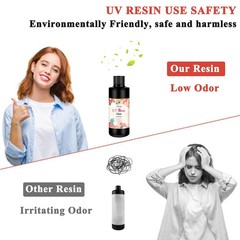 UV Resin 500g Crystal Clear Hard Glue Ultraviolet Curing Epoxy For DIY Handmade