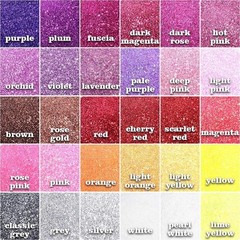 Purpurina fina, 300 g, 60 colores, resina extrafina para manualidades