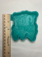 90s Forever Drip Text Freshie Mold | Silicone | Handmade