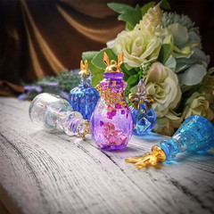 Small Bottle Container and Stopper UV Resin Epoxy Silicone Mold Jewelry Casting