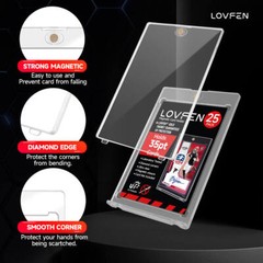 UV Resin 500g Hard High Gloss 35PT Magnetic Card Holder One Touch 25Pack DIY