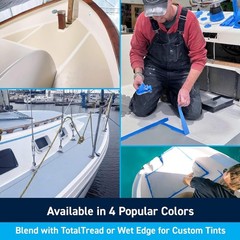 Marine-Grade TotalTread Non-Skid Paint – 32 Fl Oz Light Gray for Boating Safety