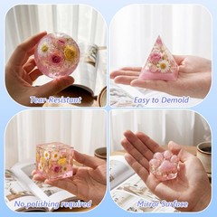Epoxy Resin Kit for Beginners, Resin Kit with Molds, 8OZ Epoxy Kit with 12-Co…