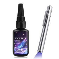 UV Resin Glue 25g Quick Dry Adhesive for Glass Metal Wood DIY Craft Repair