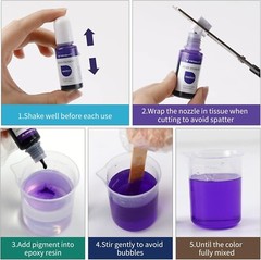 YRYM HT Epoxy Resin Pigment 16 Colors Epoxy Resin Color Pigment For Resin Colori