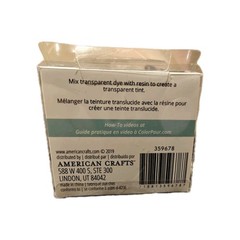 American Crafts Color Pour Resin Dyes .3oz 4/Pkg-Translucent – Metallic