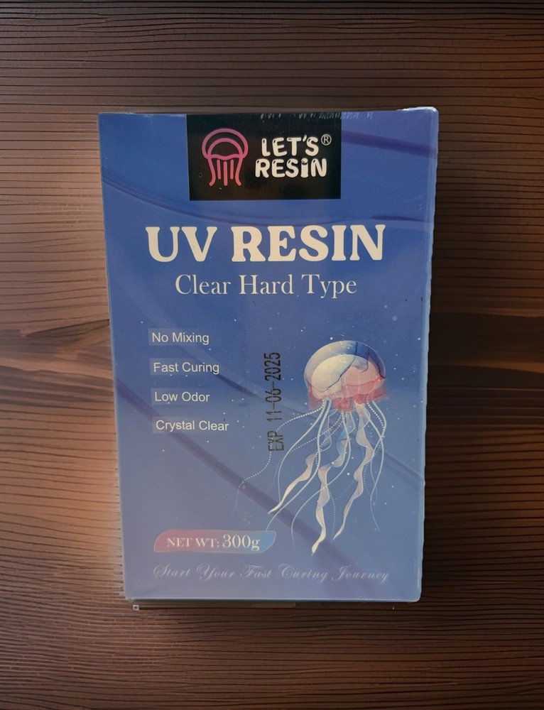 LET’S RESIN UV Resin, 300g Low Viscosity Crystal Clear Thin Resin Kit. Exp 11/25