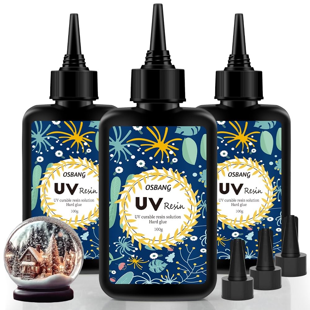 Clear UV Resin Fast Curing Hard Transparent Glue For Jewelry Making Craft Castin