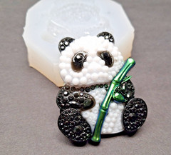 Handmade Panda diamond pendant O-mold-MOLD ONLY-