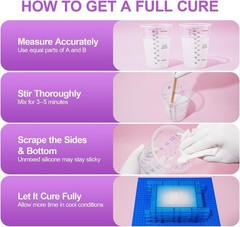 66oz Platinum Cure Liquid Silicone Rubber 15A High Precision Silicone for Mold
