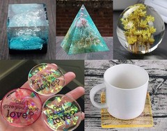 Silicone Resin Molds Set – 5Pcs for Creative Epoxy Artistry with Accessories
