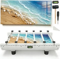 Epoxy Mold, Resiners River Table Epoxy Resin Mold with Adjustable Divider, 24×12