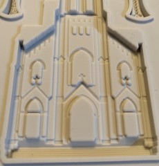 Silicone Mold Mould- Easter Church & Cross “Faith” Craft Art Resin Clay Epoxy