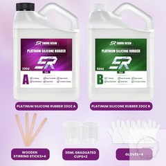 66oz Platinum Cure Liquid Silicone Rubber 15A High Precision Silicone for Mold