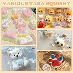 Vivresina Taba Squishy 1.5 inches x x 5 inches, Translucent Clear