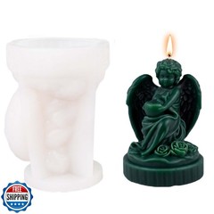 Baby Wing Angel Cylinder Molds Silicone Wave Spiral Candle Mold – Silicone Re
