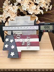 American Flag-4July Cross handmade silicone mold for crafts