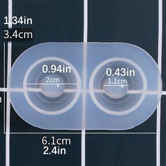 6 Sets Multifunctional Silicone Molds Flexible Doll Eye Molds Resin Durable