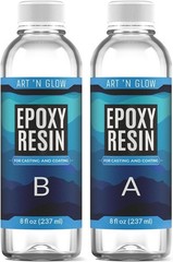 Art Resin 16oz Two Part Epoxy for Casting & Coating – Self Leveling, Food Safe