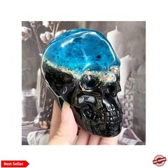 Set of Large + Medium + Small 3D Skull Resin Molds, Flexible Clear Silicone S…