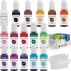 YRYM HT Epoxy Resin Pigment 16 Colors Epoxy Resin Color Pigment For Resin Colori