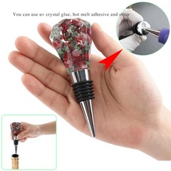 15 Pcs Resin Wine Bottle Stopper Molds Set | Silicone Molds for Epoxy Resin