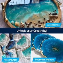 TotalBoat Table Top Epoxy Resin Kit – 2 Quart Crystal Clear Epoxy with High