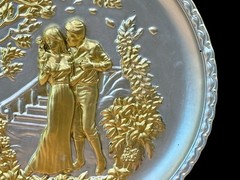 Couples Decorative Plate Mold For Resin