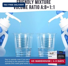 Epoxy Resin 2 Gallon – Crystal Clear Epoxy Resin Kit – Self-Leveling, High-Gloss