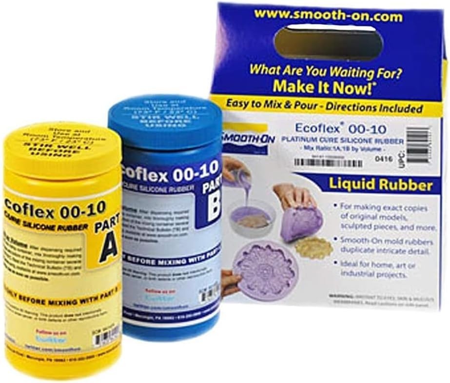 Ecoflex 00-10 – Super-Soft, Addition Cure Silicone Rubber – Pint Unit, White