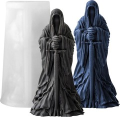 Skull Ghost Cylinder Animal Molds Bear Candle & Resin Mold – Resin Casting Silic