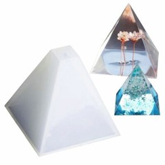 Pyramid Silicone Mold Resin Jewelry Making Mould Epoxy Pendant Craft DIY Tool