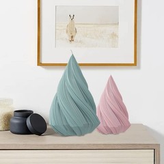3PCS Spiral Cone Cylinder Candle Mold Reusable DIY Soap Making Craft Tool
