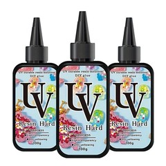 300g Upgraded Formula Crystal Clear Hard UV Resin Ultraviolet Fast transpancy